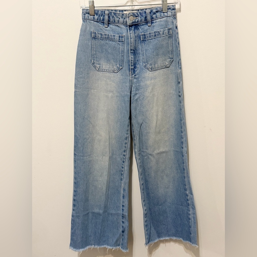 ROLLA'S Vintage Blue Wide Leg Jeans Sz 25 - Picture 3 of 13